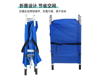 批发铝合金担架不锈钢担架二折四折担架折叠担架车消防简易担架图2
