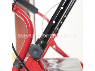 老年人残疾人助行器带座可折叠助行器轮椅式助行器厂家直供图3