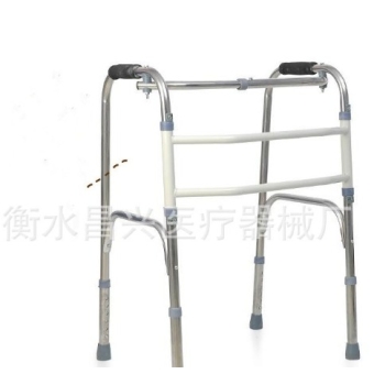 不锈钢助行器带轮助行器老年康复助步器出行辅助走路助行车可折叠