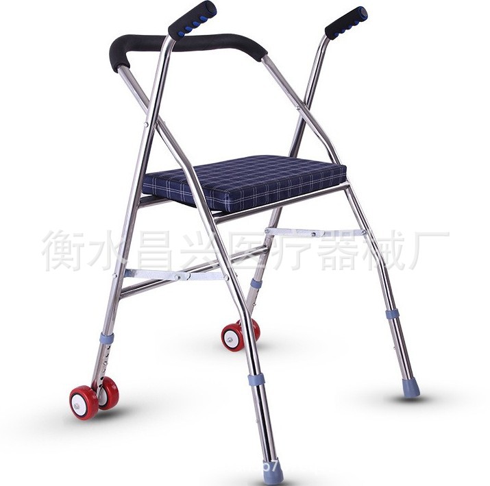 带轮带座助行器