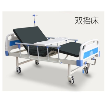 家用多功能可升降老人残疾人单双摇医疗床厂家瘫痪病人康复护理床