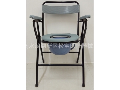 折叠坐便椅家用移动马桶老人坐便椅家居椅厕所椅便携坐便凳子图3