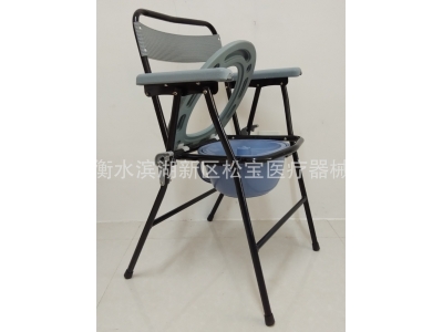 折叠坐便椅家用移动马桶老人坐便椅家居椅厕所椅便携坐便凳子图5