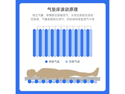 病床防褥疮气床垫单人翻身充气气垫床卧床老人瘫痪病人家用护理床图4