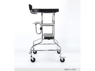 康复助行器老人折叠助行器带座板老人四脚带轮拐杖中风康复学步车图5
