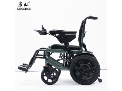 碳钢车架电动轮椅车来图来样定制加工线下供货低靠背轮椅车图2