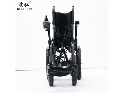 碳钢车架电动轮椅车来图来样定制加工线下供货低靠背轮椅车图4
