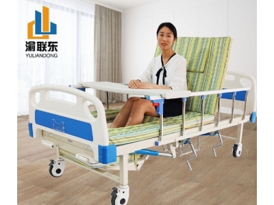 手动单摇双摇护理床病床自主护理家用多功能老人起床辅助器床图4
