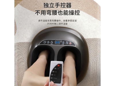 跨境包裹腿部按摩器全自动脚底足疗机足底小腿肌肉经络疏通按摩仪图2