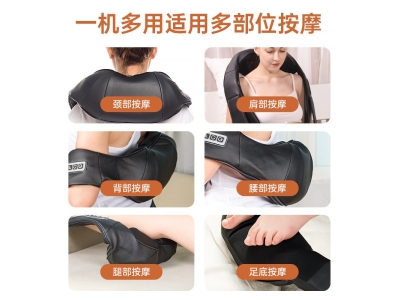 跨境揉捏按摩披肩按摩器SKG颈椎按摩器家用 电动腰背部热敷按摩仪图3