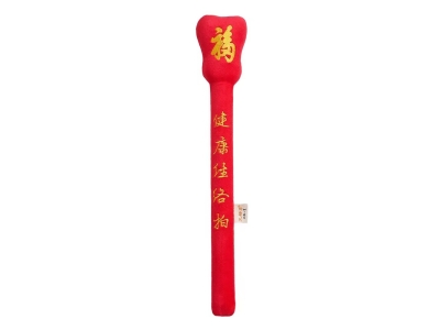 健身经络拍敲打锤按摩拍棒捶背器拍痧板后背肩养生健康绒布按摩锤图5