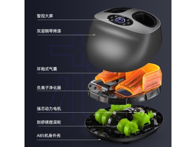 家用足疗机脚部按摩器脚底全自动穴位揉捏足底足部按摩器足疗仪图3