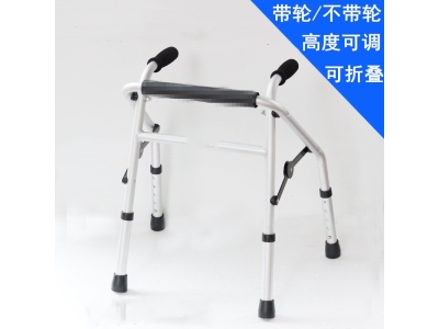 儿童助行器残疾儿骨折康复训练辅助行走器小孩学步车拐杖带轮图2