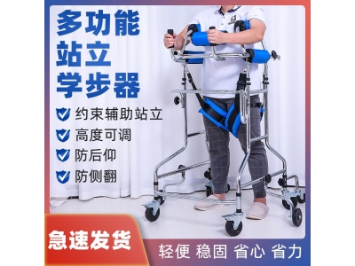 成人学步车走路辅助器下肢训练康复站立架2200图3